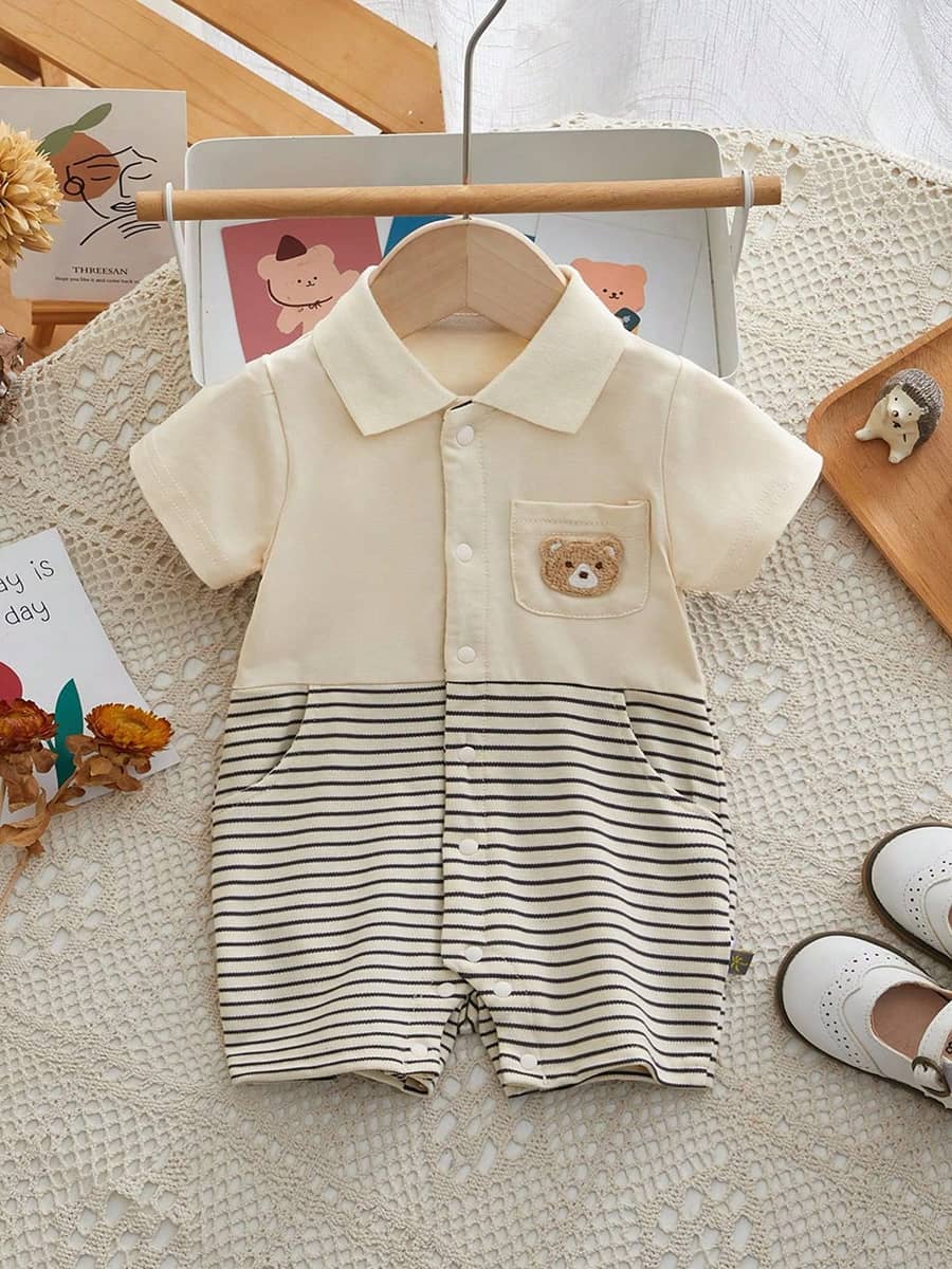 Jumpsuit atau Romper bayi baru lahir