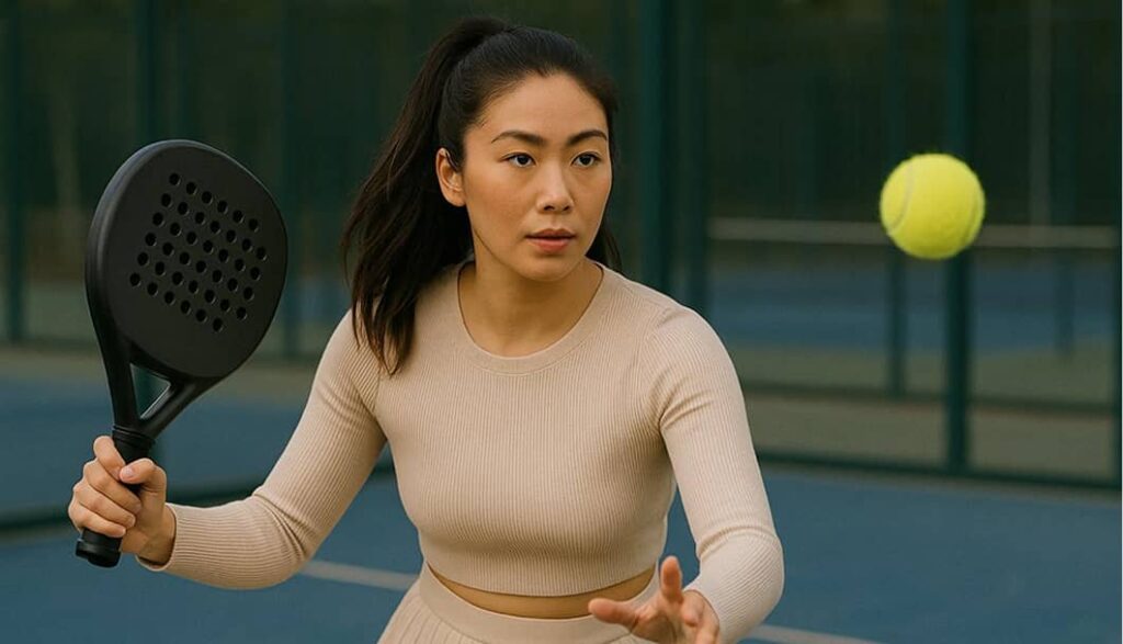 outfit wanita olahraga padel