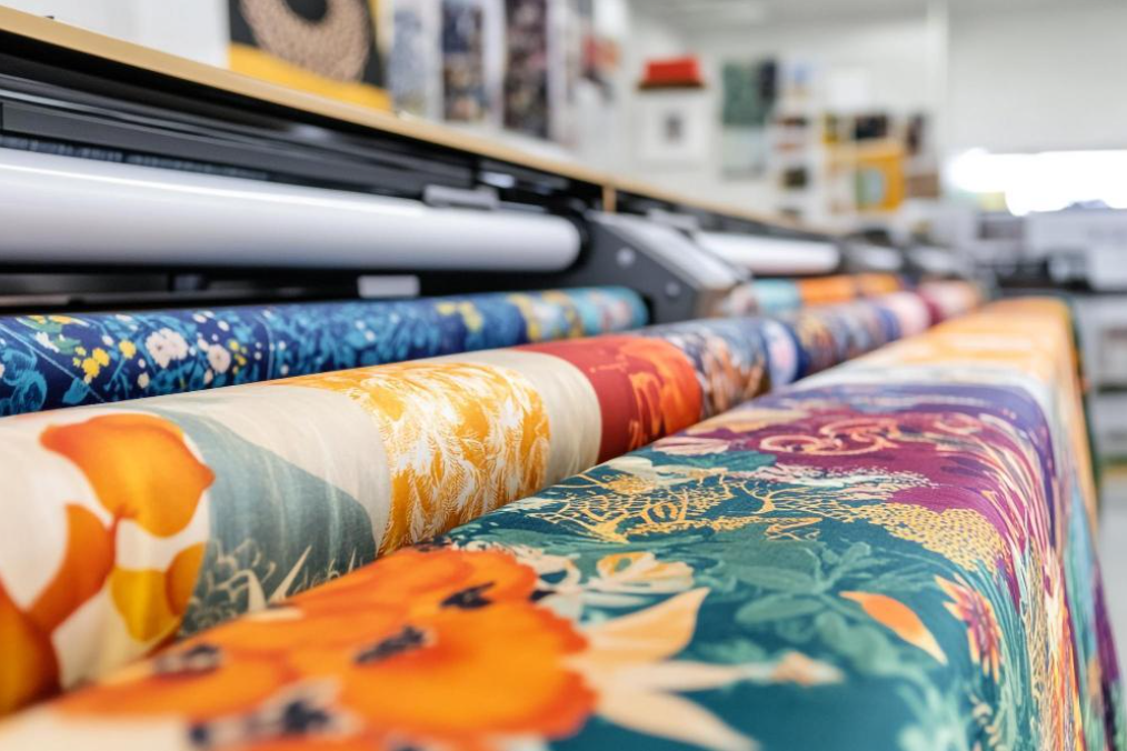 Pilihan berbagai bahan hijab printing